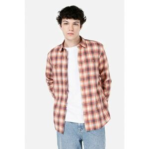 Camasa cu model in carouri si buzunare aplicate imagine