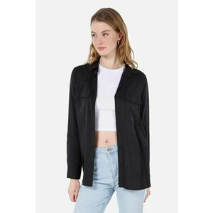 Camasa Cu Maneca Lunga De Dama Antracit Regular Fit Cl1053348 imagine