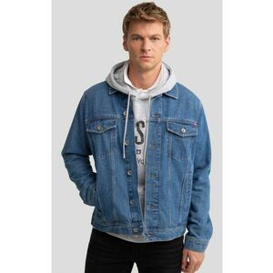 Jacheta Carl din denim imagine