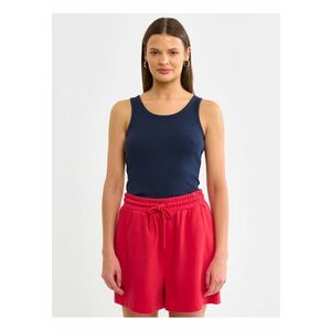 Top slim-fit din amestec de bumbac imagine