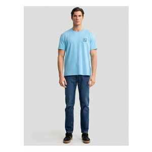 Tricou cu decolteu la baza gatului si detaliu logo imagine