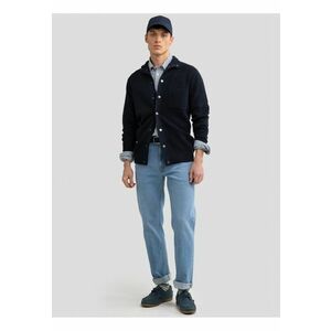 Cardigan uni cu capse Harold 403 imagine