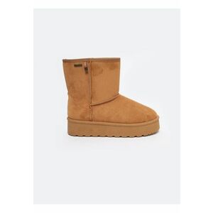 Cizme din piele intoarsa sintetica imagine