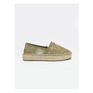 Espadrile din material textil - Verde imagine