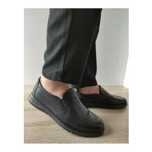 Pantofi Casual Perforati Barbati 808-L8225 Negri - Negru - imagine