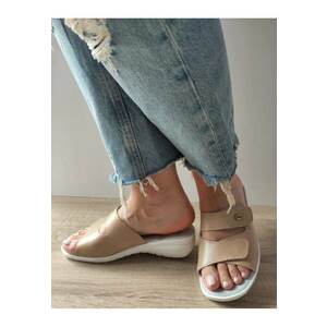 Saboti Medicali Dama 2 Velcri Bej - Bej - imagine