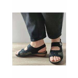 Sandale Casual Dama 65989-01 Negre - Negru - imagine