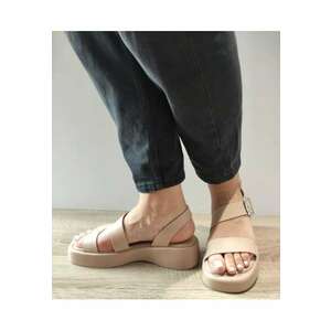 Sandale Casual Dama 60006B 03-N Bej Apricot - Bej - imagine