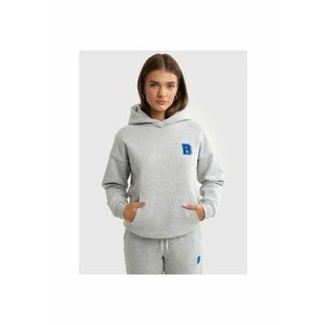 Hanorac cu monograma brodata - Gri melange imagine