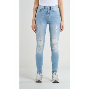 Blugi skinny cu talie inalta Adela 156 imagine