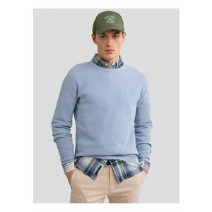 Pulover de bumbac cu maneci cazute imagine