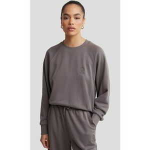 Bluzon cu maneci raglan si logo brodat MINDY 903 imagine