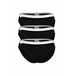Set de chiloti din amestec de bumbac cu banda logo in talie - 3 perechi imagine