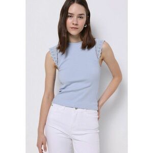 Bluza slim fit cu decolteu la baza gatului imagine