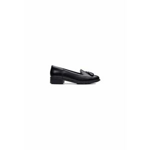 Mocasini dama 304163340 - Piele naturala - Negru imagine