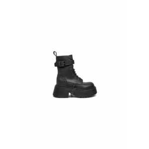Ghete dama 304437403 - Piele ecologica - Negru imagine
