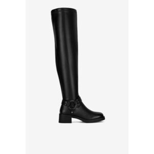 Cizme dama 5903419548468 - Sintetic - Negru imagine