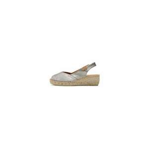 Espadrile dama 302773589 - Piele naturala - Argintiu imagine