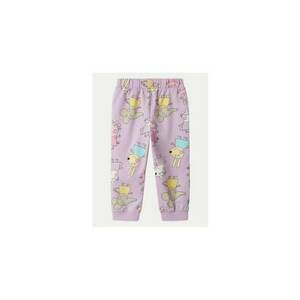 Pantaloni fete - 304937378 - Bumbac organic - Violet imagine