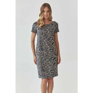 Rochie midi cu model grafic imagine
