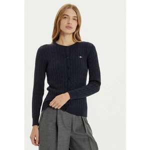 Cardigan dama - 304723995 - Bumbac - XS INTL - Albastru imagine