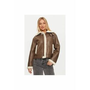 Geaca dama - 304502927 - Piele ecologica - Maro imagine