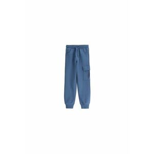 Pantaloni sport baieti bumbac - albastru5 imagine