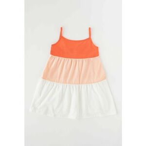 Rochie de plaja cu model colorblock imagine