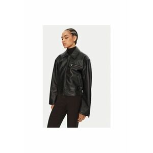 Geaca dama - 304386428 - Piele ecologica - Negru imagine