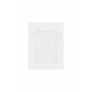 Tricou fete - 303816001 - Bumbac - Alb imagine