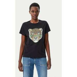 Tricou dama - 305350602 - Bumbac - Negru imagine