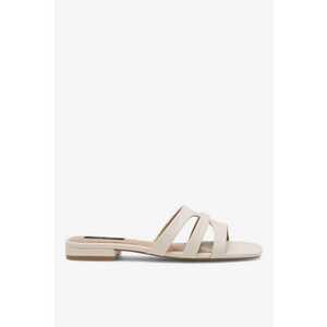 Papuci dama 5905588564423 - Sintetic - Bej imagine