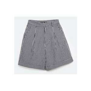 Pantaloni scurti cu model gingham Pollini 906 imagine
