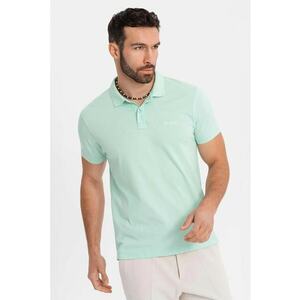 Tricou regular fit de bumbac cu guler polo imagine