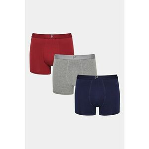 Set de boxeri cu model uni - 3 perechi imagine