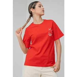 Tricou de bumbac organic cu imprimeu imagine