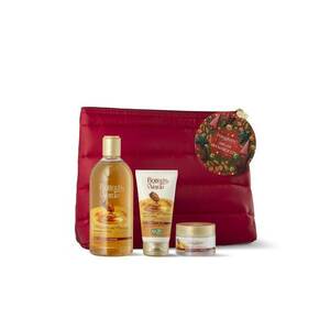Set Cadou Ingrijire Delicata Corp - Gel de Dus - Crema de Maini si Crema de Fata - cu Aroma Orientala de Argan - in Ambalaj Textil - Argan del Marocco - Hidrateaza si Curata Pielea - Ideal pentru Ingrijire Zilnica - 400 ML - 50 ML - 75 ML imagine