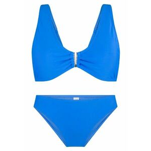 Costum de baie din doua piese cu model uni imagine