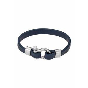 Bratara de piele - Argintiu imagine