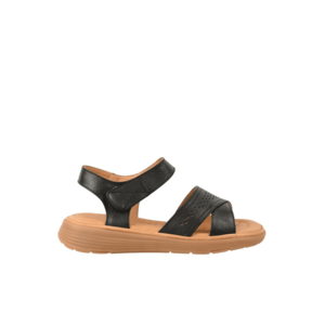 Sandale casual - dama - 33180 negru - piele naturala imagine