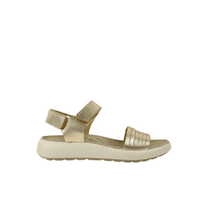 Sandale casual - dama - 757081 auriu - piele naturala imagine