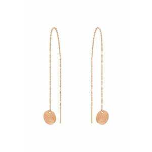 Cercei drop placati cu aur de 14K imagine