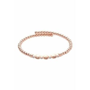 Bratara rigida cu detalii cu cristale - Auriu rose imagine