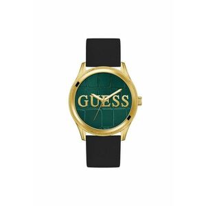 Ceas barbatesc GW0887G2 - 44mm - curea silicon - carcasa otel - rezistent la apa 3 ATM - negru - auriu imagine