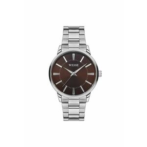 Ceas barbatesc WWG203806 - 41mm - curea metalizata - rezistent la apa 5 ATM - culoare metalizata imagine