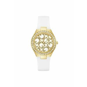 Ceas dama U1422L2M 38mm - carcasa din otel - curea din silicon alb/aurie imagine