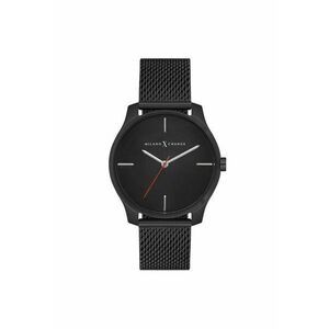 Ceas dama MEX1155 38mm otel - curea neagra - rezistenta la apa 3 ATM imagine