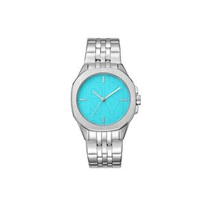 Ceas dama DK1L012M0045 - otel - 34mm - gri - mecanism quartz - rezistent la apa 5 ATM imagine