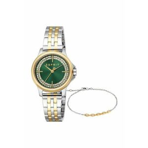 Ceas dama model ES1L432M0095 - carcasa otel 30mm - curea otel aurie - rezistenta la apa 5 ATM imagine