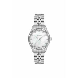 Ceas dama WWL109708 34mm otel - curea metalica - rezistent la apa 5 ATM - culoare metalica imagine